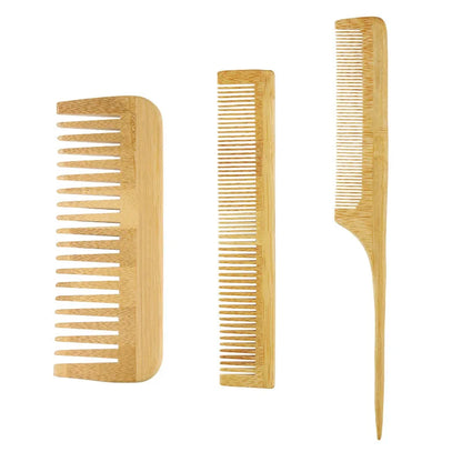 Bamboo Wooden Hair Brush | Scalp Massager for Hair Growth - BeautyBrush