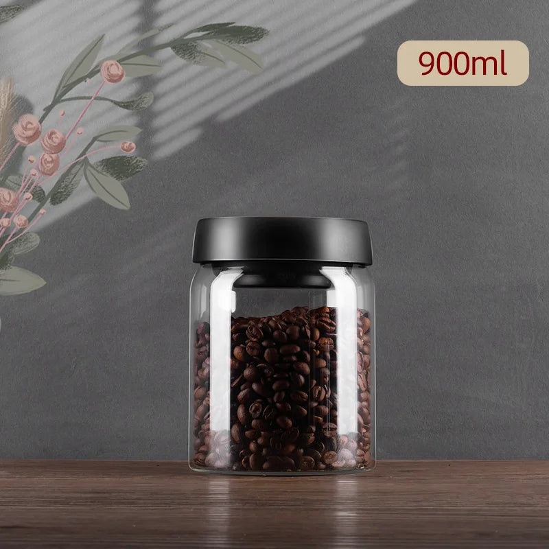 Gianxi Vacuum Sealed Glass Airtight Canister for Food Storage - Kitchen Accessories