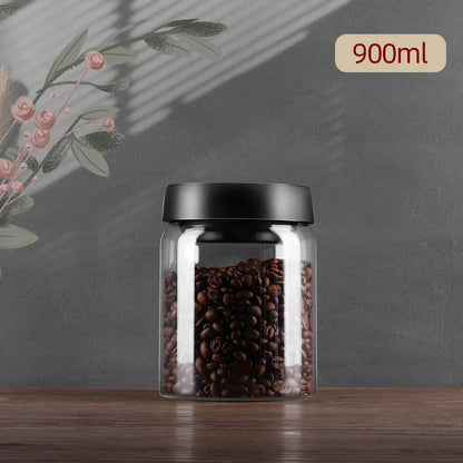 Gianxi Vacuum Sealed Glass Airtight Canister for Food Storage - Kitchen Accessories