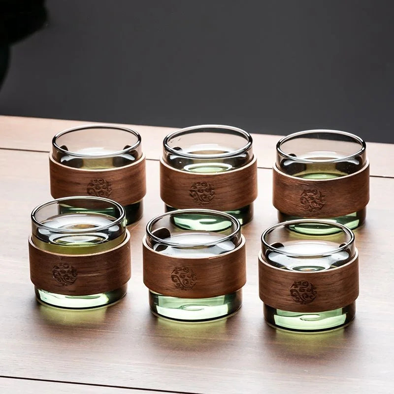 Glass Teapot Set | Stylish Design | Family Size - KitchenJoy