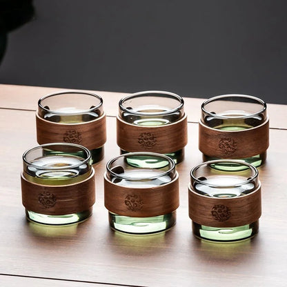 Glass Teapot Set | Stylish Design | Family Size - KitchenJoy