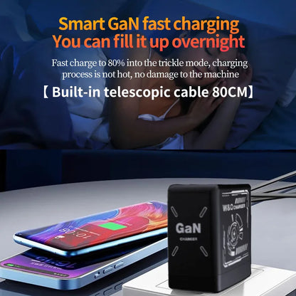 20W GaN Fast Charging Cable - USB-C to Lightning - Liquid Silicone Cable