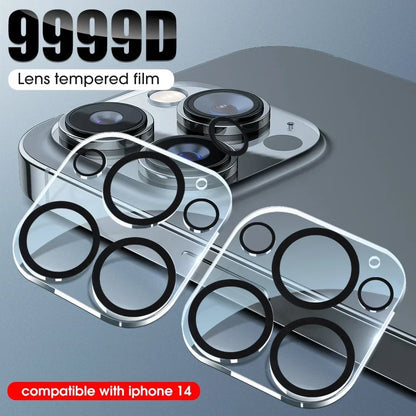 iPhone 13/14/15/16 Pro Max HD Back Camera Tempered Glass - Anti-Scratch Protection, 4PCS