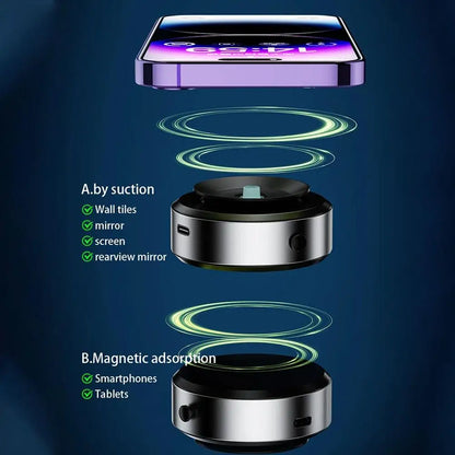 Intelligent Mount Mobile Phone Holder | Magnetic & Vacuum Adsorption