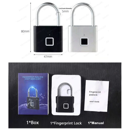 Smart Fingerprint Padlock - Top-Rated, User-Friendly Security Solution