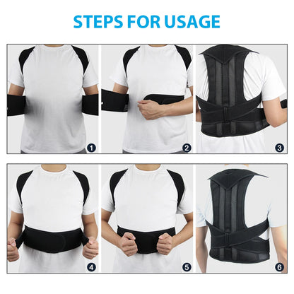 New OB Upper Back Posture Corrector Posture Clavicle Support