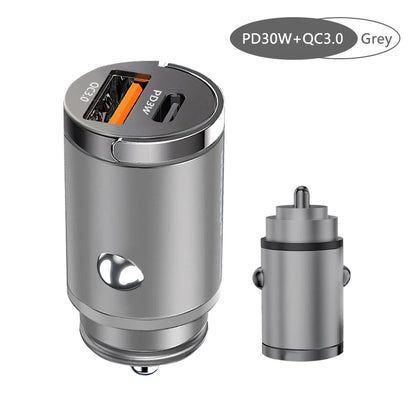 Fast Charging Car Charger Lighter - 30/100W - Mini PD USB Type C - AutoPower