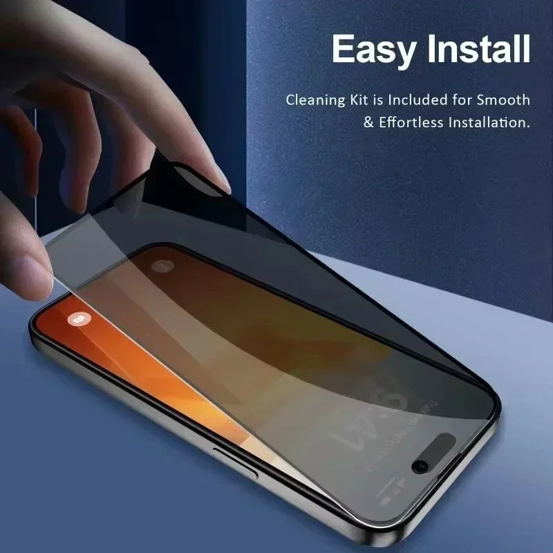 5Pcs Anti-Spy Privacy Screen Protector for iPhone 15 & 16 Series - 8K Full Coverage, Top-Rated & User-Friendly