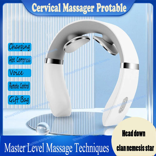 Cervical Massager | Portable Mini | Deep Massage | Warm Pressing - FitUp
