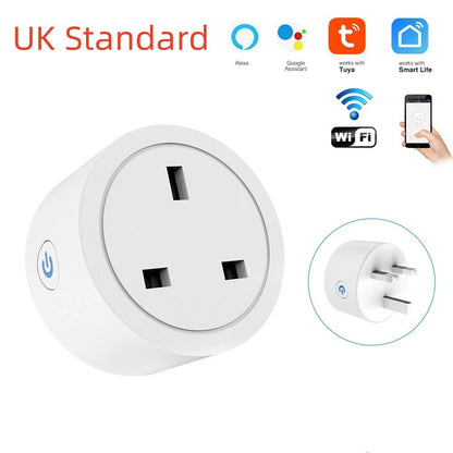 Smart WiFi Plug with Power Monitor - 20A UK Socket