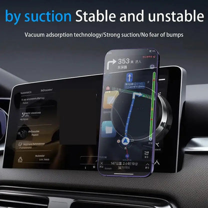 Intelligent Mount Mobile Phone Holder | Magnetic & Vacuum Adsorption