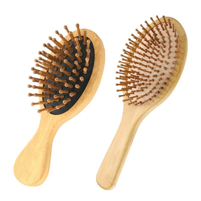 Bamboo Wooden Hair Brush | Scalp Massager for Hair Growth - BeautyBrush