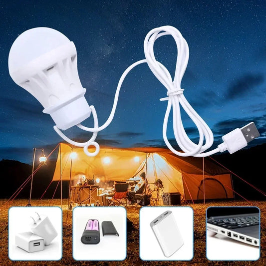 Portable 3W/5W/7W LED Lantern Camp LightsBulb for Outdoor Adventures
